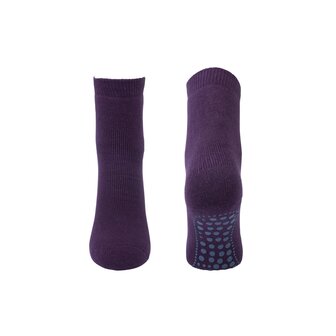 Yellow Moon Homesock Aubergine