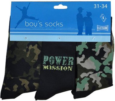 Boys Socks Power