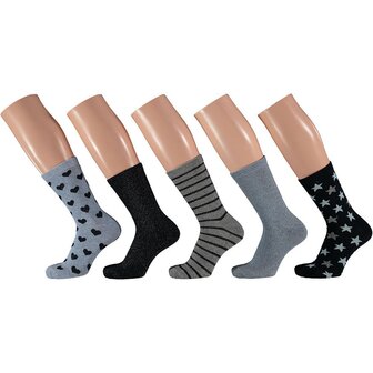 Apollo Girls Socks Multi 5-Pack