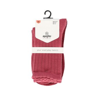 Apollo Girls Boordje Roze 3-Pack