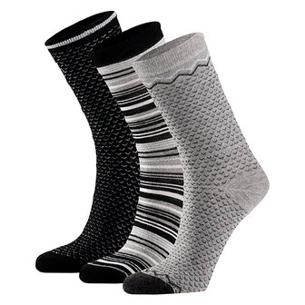 Bamboo Damessokken Black 3-Pack