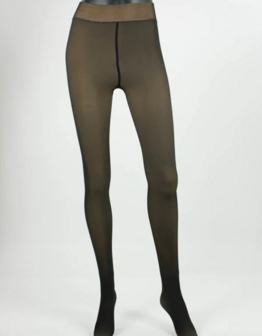 Fleece Panty bruin/zwart