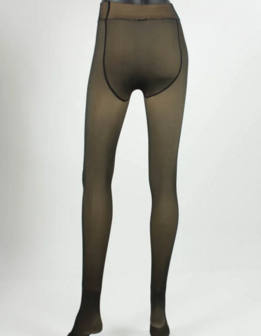Fleece Panty bruin/zwart