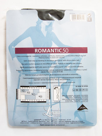 Levante Stay-Up Romantic 50 den