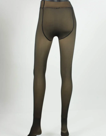 Fleece Panty bruin/zwart