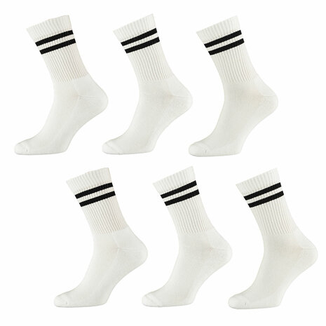 Apollo Sport Socks Wit 3-Pack