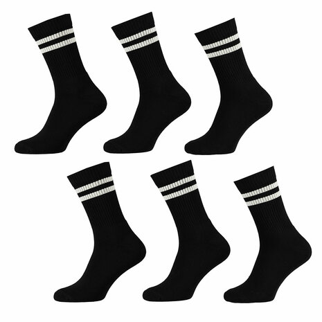 Apollo Sport Socks Zwart 3-Pack